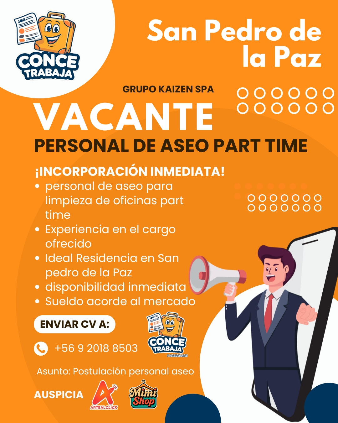 empleos en Talcahuano, Hualpén y San Pedro