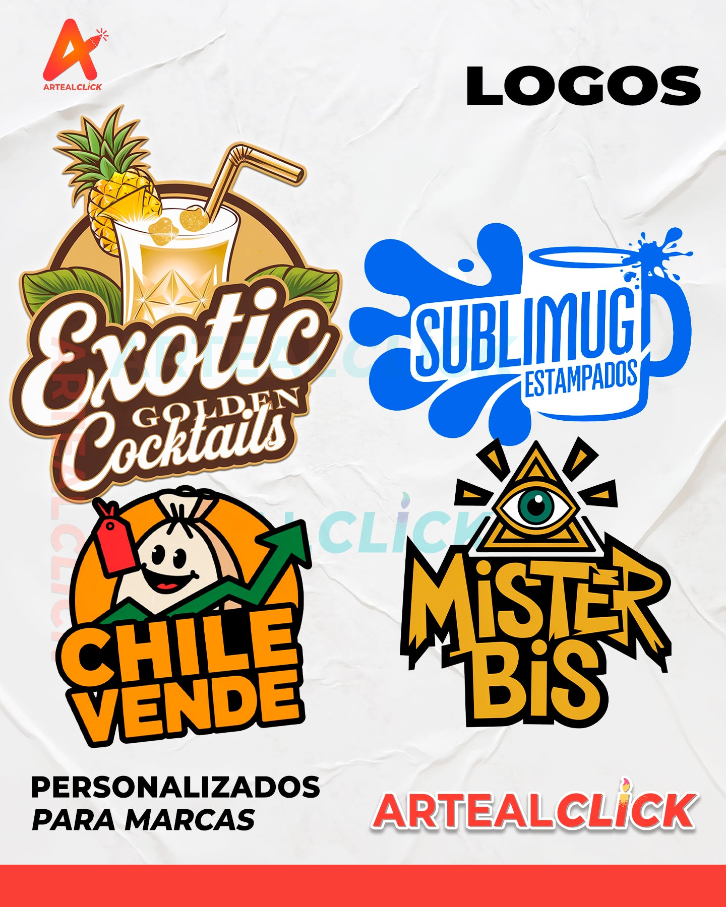 Logos Personalizados para marcas o empresas - ArteAlClick