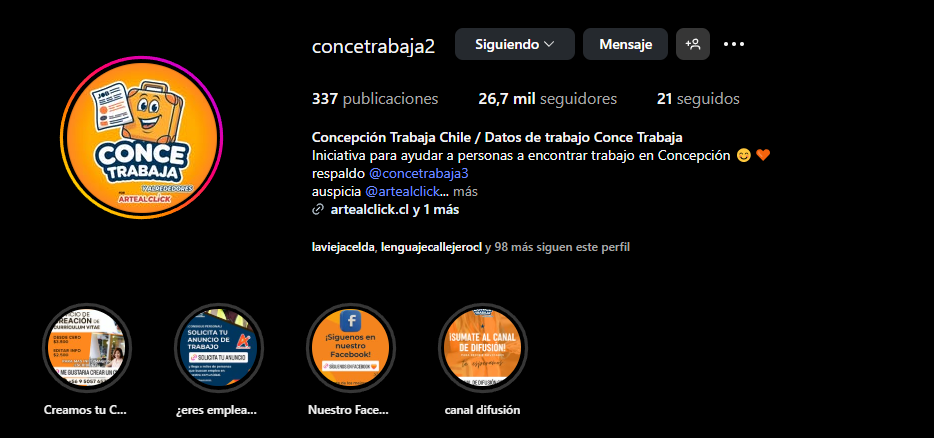 ¿tienes tu anuncio? Publicamos tu anuncio en nuestra comunidad Conce Trabaja