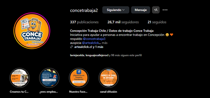 ¿tienes tu anuncio? Publicamos tu anuncio en nuestra comunidad Conce Trabaja
