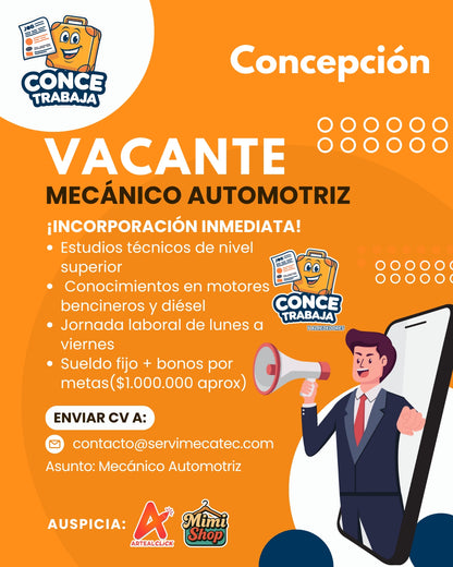difusión de vacantes laborales en Concepción chile

