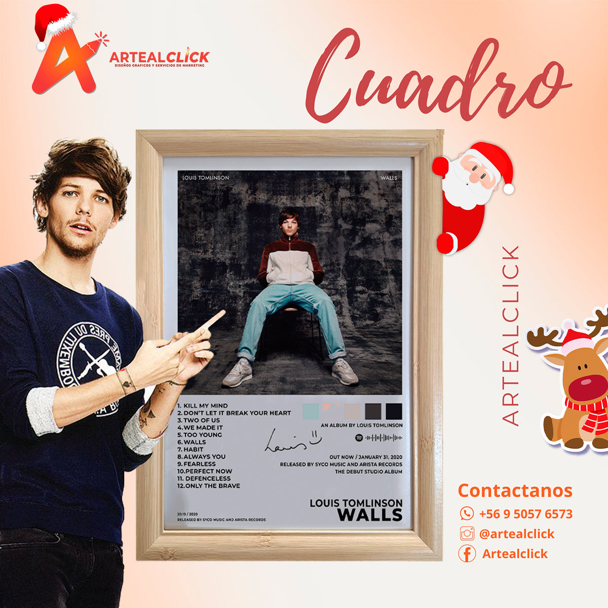 Cuadro Álbum Personalizado 20x30 - ArteAlClick