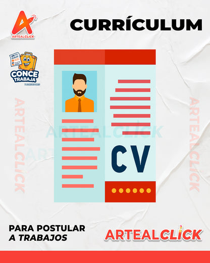 Currículum Vitae para postular a Trabajos - ArteAlClick