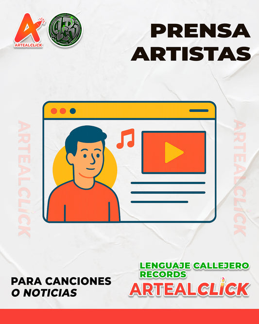 publicar contenido artístico en medios musicales artealclick lenguaje callejero records