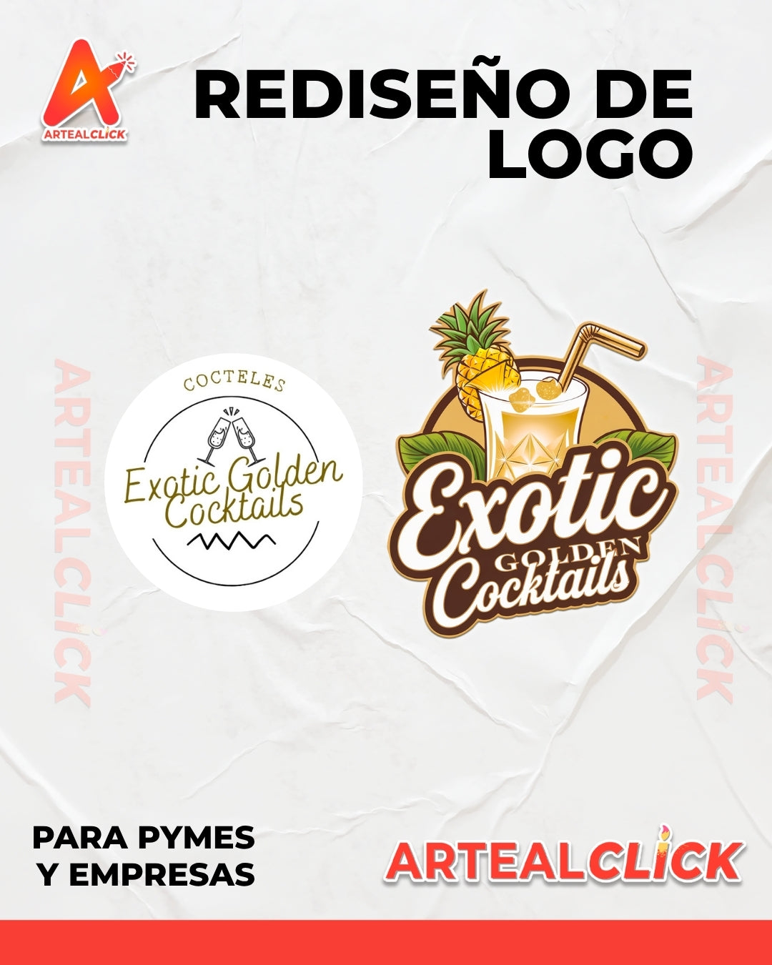 Rediseño de Logo Profesional - ArteAlClick